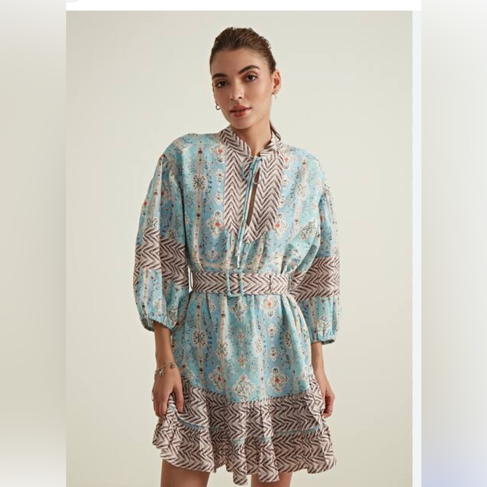 NWT RANNA GILL LINEN DRESS